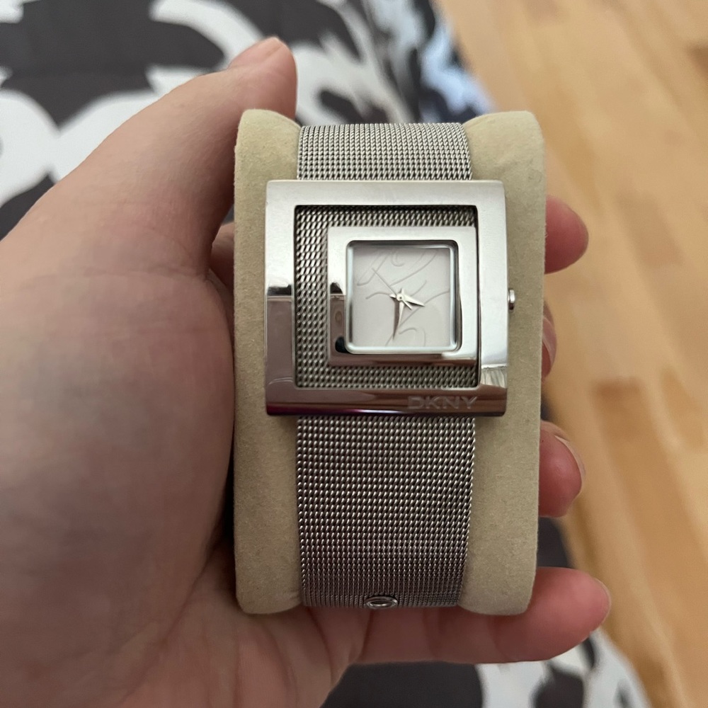DKNY mesh bracelet watch